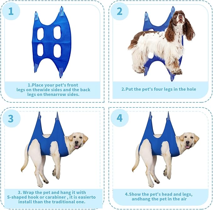 HAMACA PARA ASEO DE MASCOTAS COLGANTE 🐶