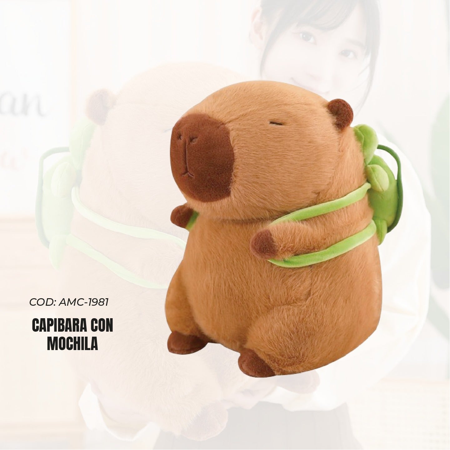 CAPIBARA CON MOCHILA 🧸