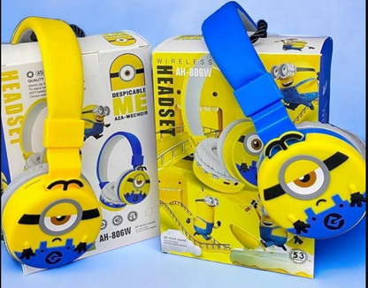 AUDÍFONOS BLUETOOTH MINIONS