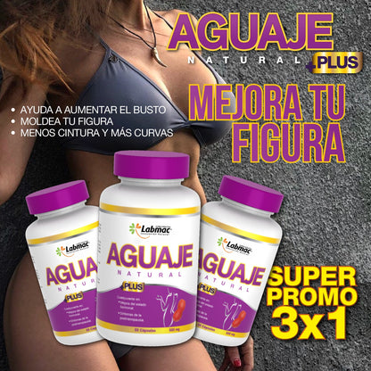 AGUAJE NATURAL PLUS 3x1 🌺