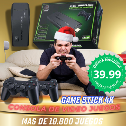 CONSOLA DE VIDEO JUEGOS GAME STICK 4k