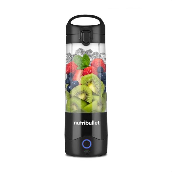 LICUADORA NUTRIBULLET 70W HASTA 15 LICUADOS 90MIN. 475ML VASO PLASTICO USB-C COLOR NEGRO