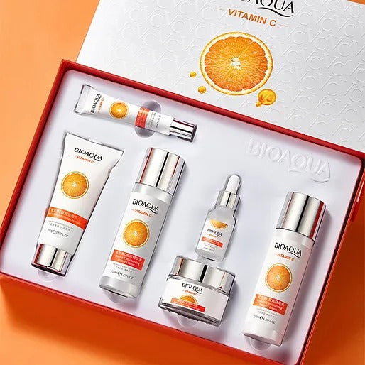 KIT VITAMINA C BIOAQUA 🍊 + RODILLO DE JADE ORIGINAL 💎